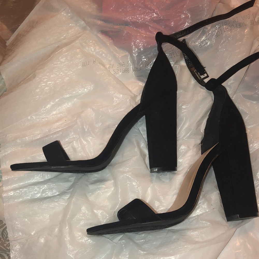 black heels